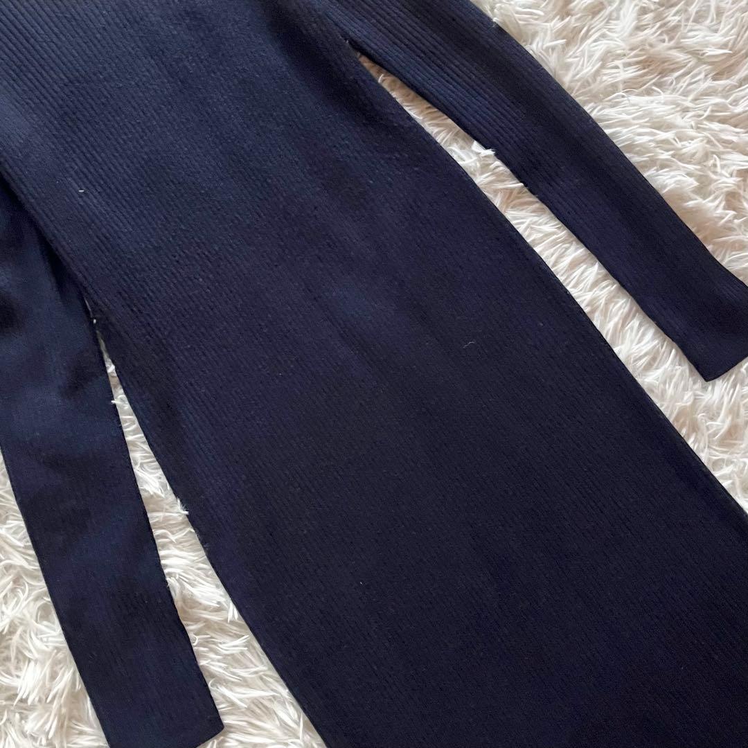 極美品✨ ポロラルフローレン メリノウール タートルネック ドレス QRコード