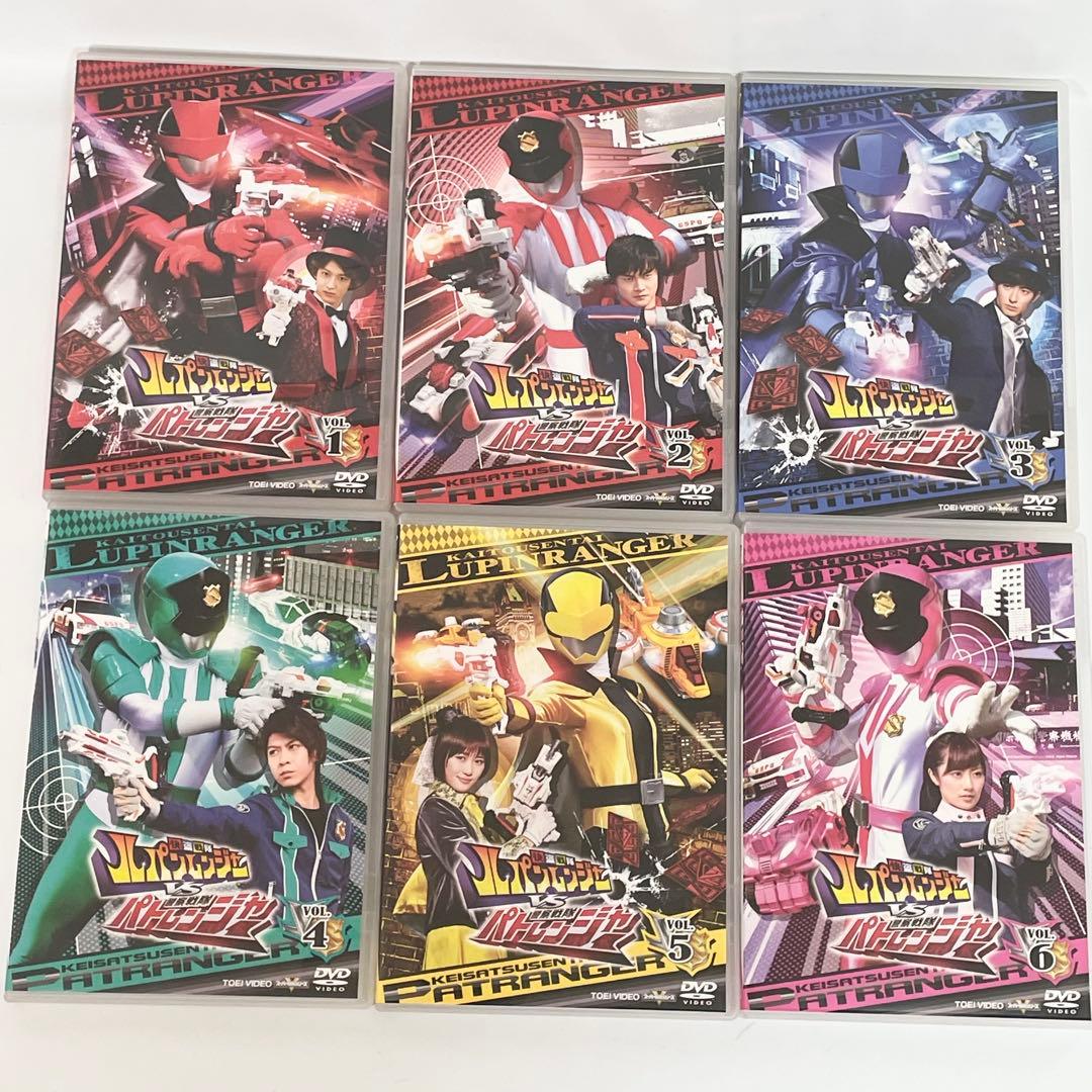 快盗戦隊ルパンレンジャー vs 警察戦隊パトレンジャー DVD 全12巻