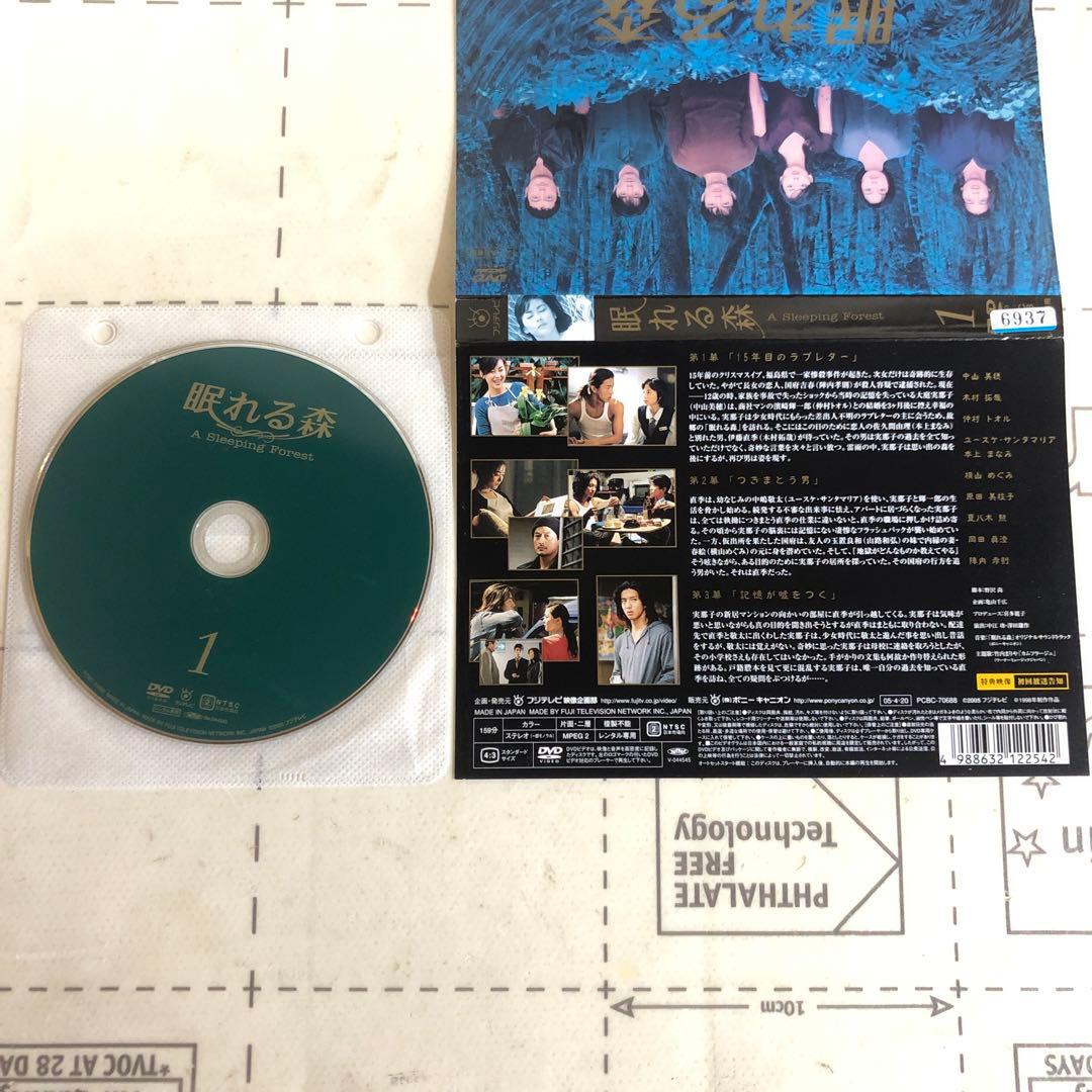 DVD 眠れる森　中山美穂