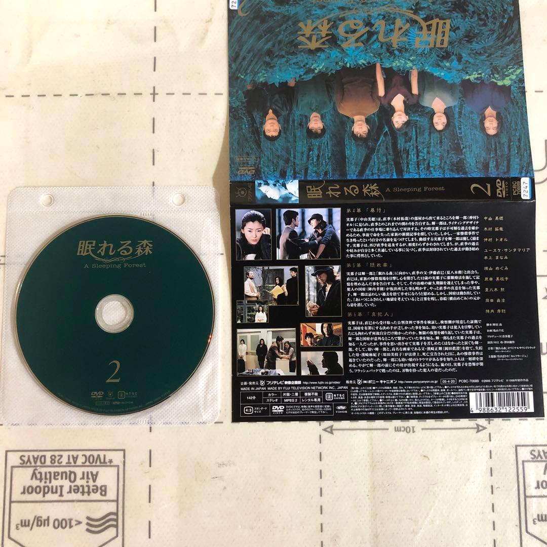 DVD 眠れる森　中山美穂