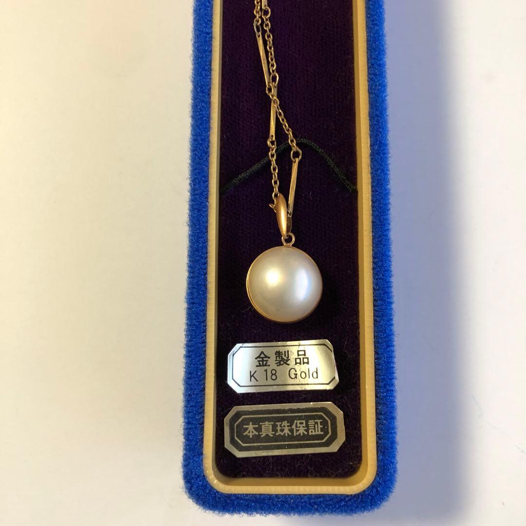 本真珠　ネックレス　大粒　パールネックレス