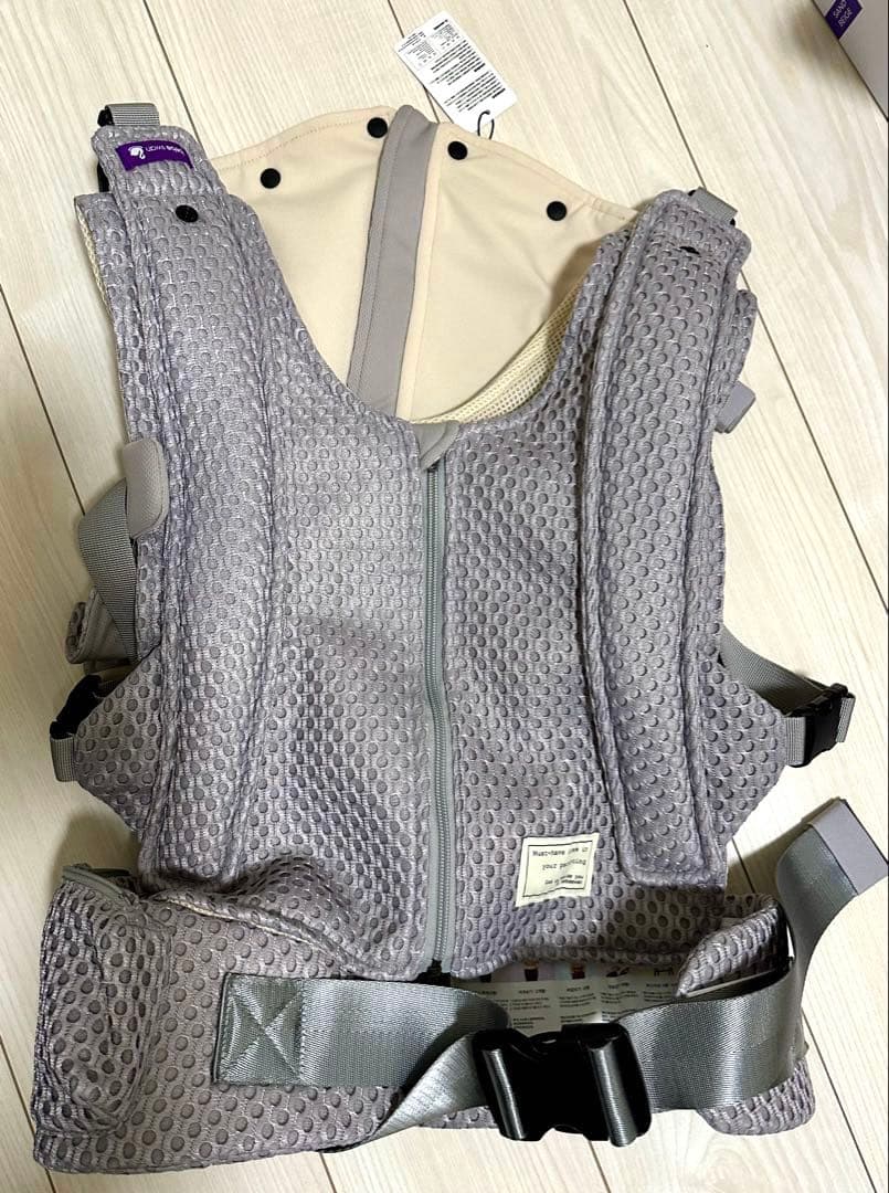 【KiD】bebe swan 抱っこ紐 グレー