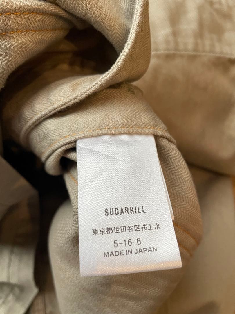 ジャケット・アウター SUGARHILL HERRINGBONE COVERALLS-KHAKI-