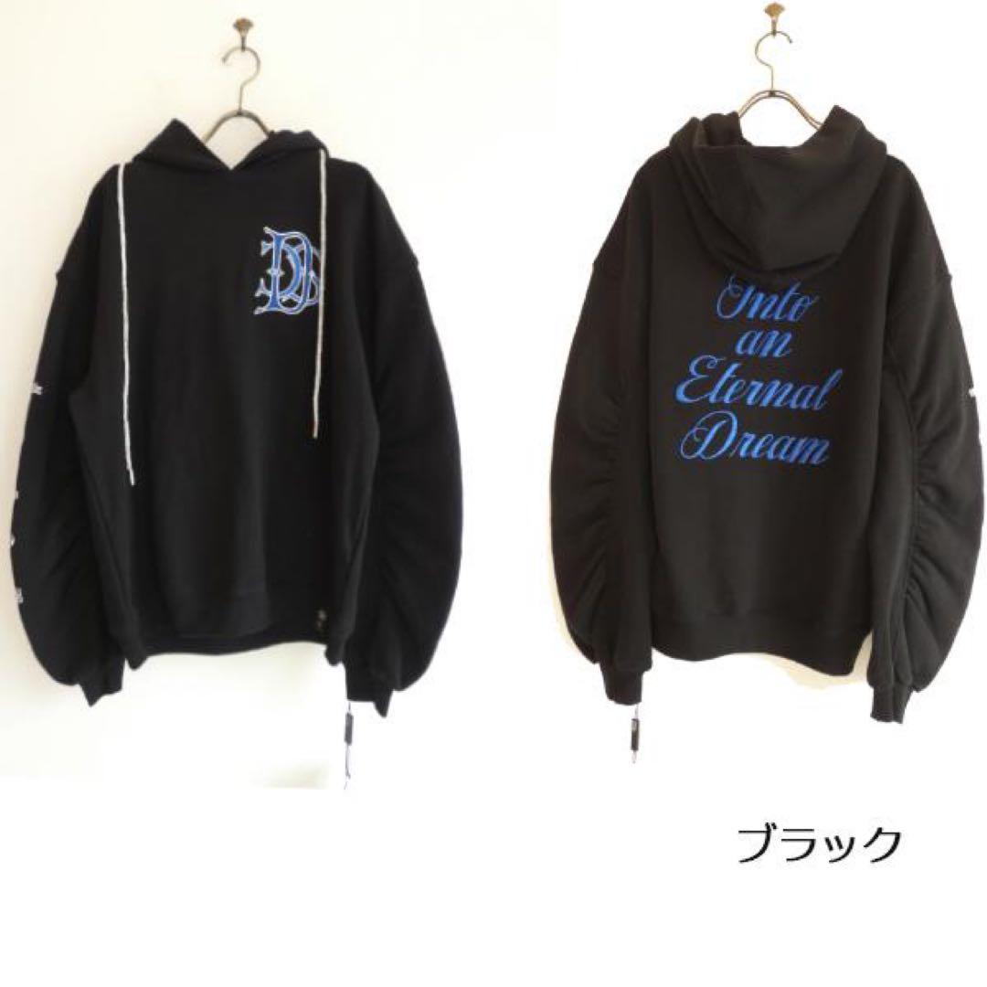 タグ付新品★ダブルスタンダードクロージング ラメスピンドル パーカー ブラック