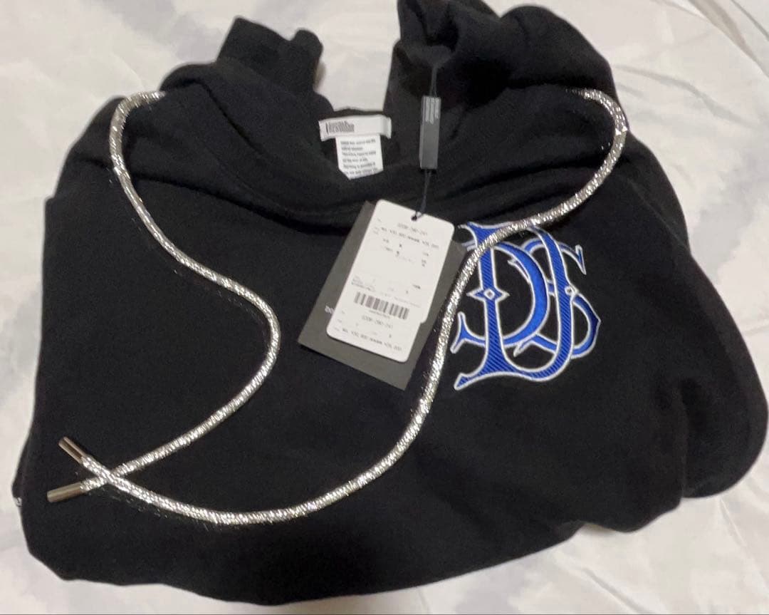 タグ付新品★ダブルスタンダードクロージング ラメスピンドル パーカー ブラック