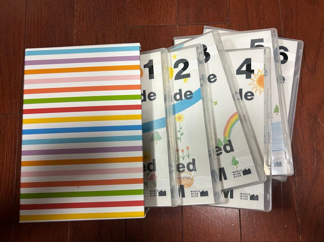 【新品未開封あり】ベネッセ ワールドワイドキッズ DVD、CDフルセット