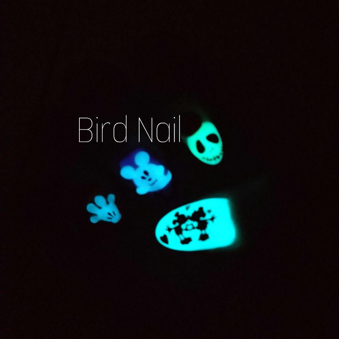 蓄光*ネイルパーツ*ハロウィン*光るパーツ