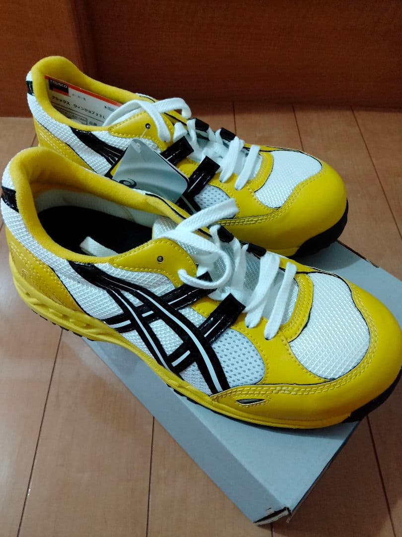 希少廃盤asics アシックス　ウインジョブ 安全靴　FIS33L