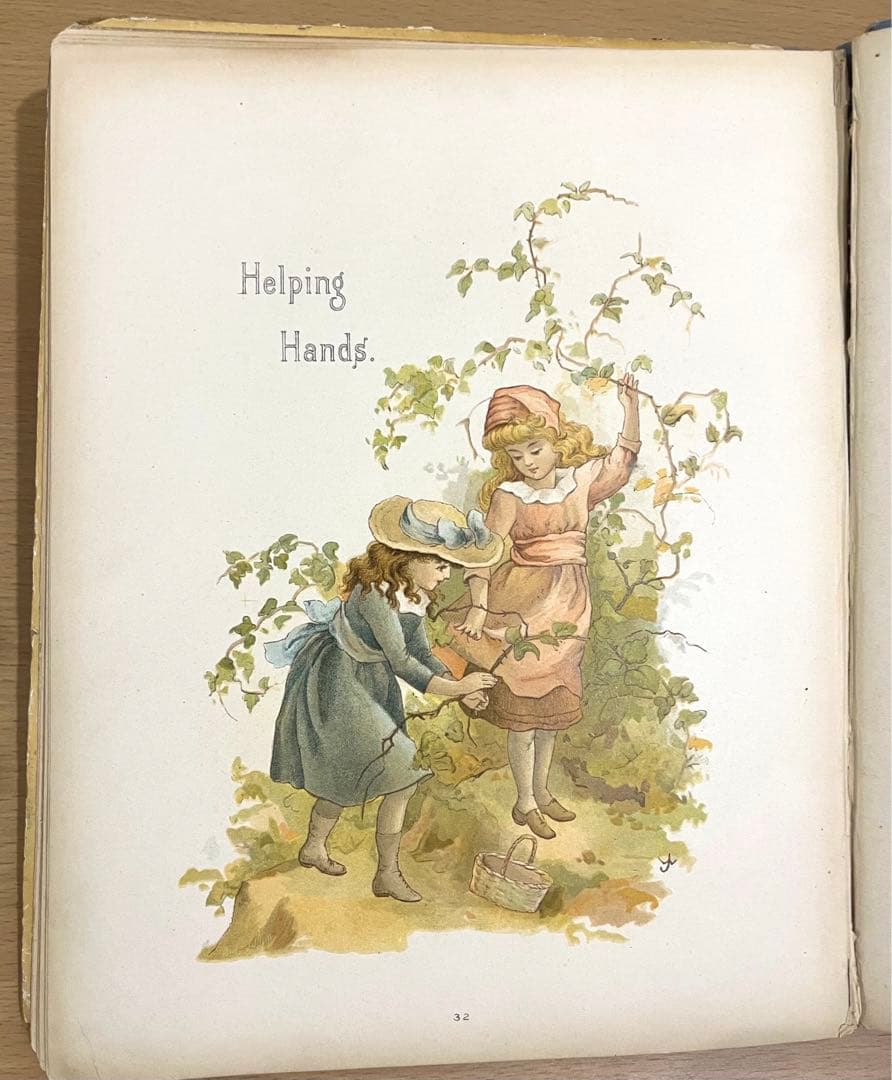 No.203 希少 古書 洋書 絵本 アンティーク ビクトリアン 童謡 児童書