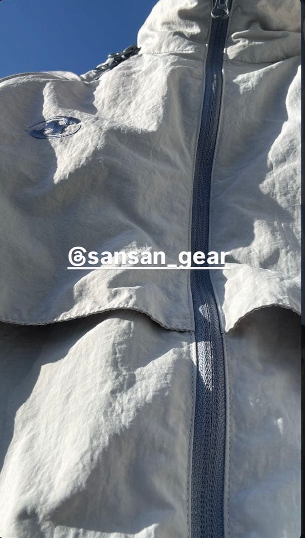 SAN SAN GEAR フルジップジャケット　ライトグレー