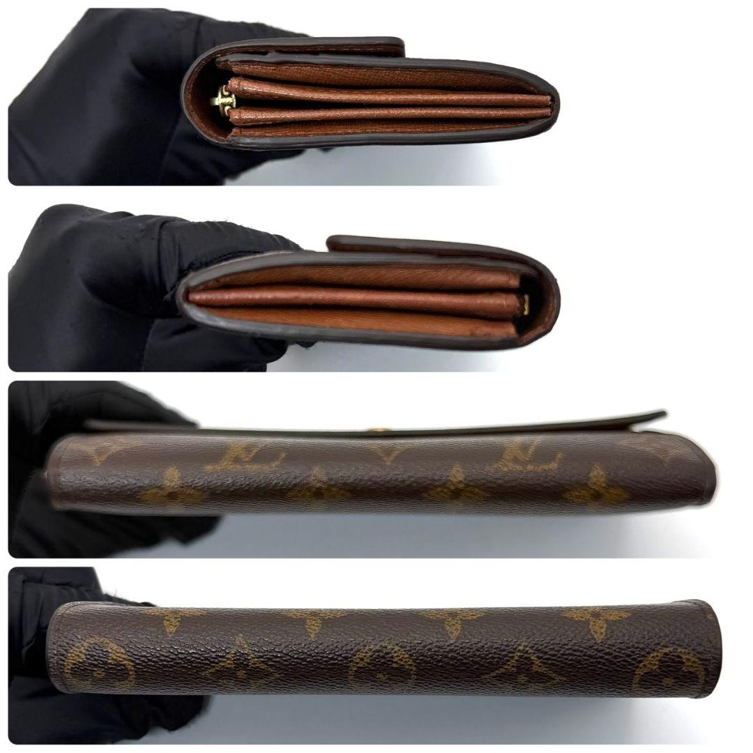 美品 ルイヴィトン モノグラム ポルトフォイユ サラ 10カード 財布 茶色 .