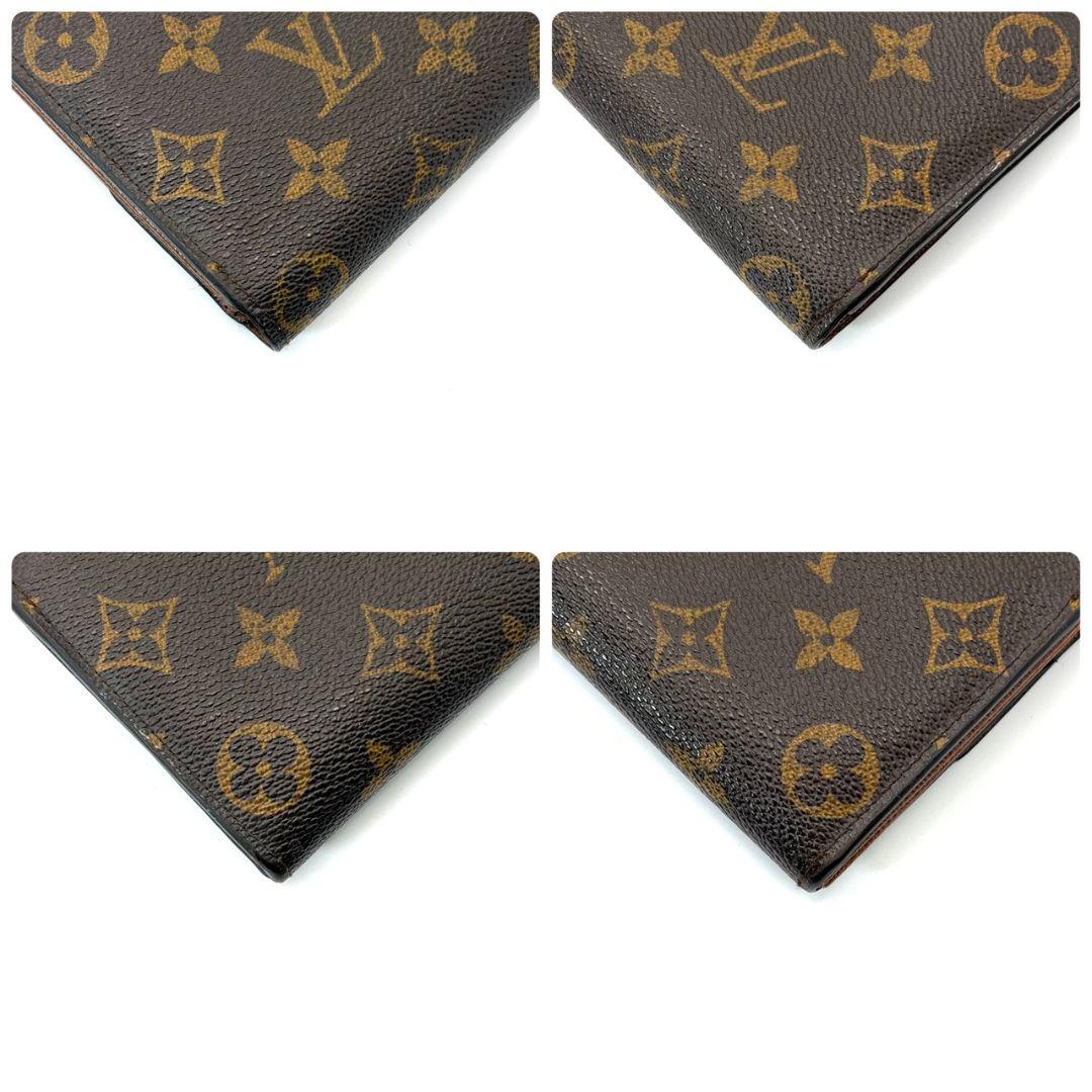 美品 ルイヴィトン モノグラム ポルトフォイユ サラ 10カード 財布 茶色 .