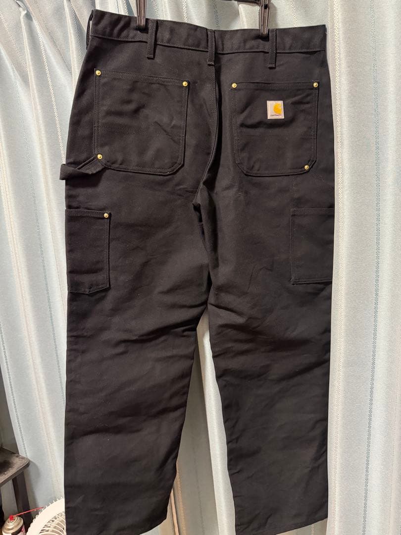 カーハート　ダブルニー　W34L30 ブラック