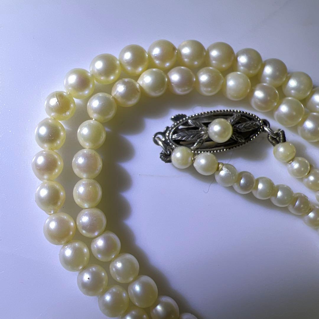 MIKIMOTO刻印　ミキモト本真珠ネックレス　11g 東Y8-0123☆2F