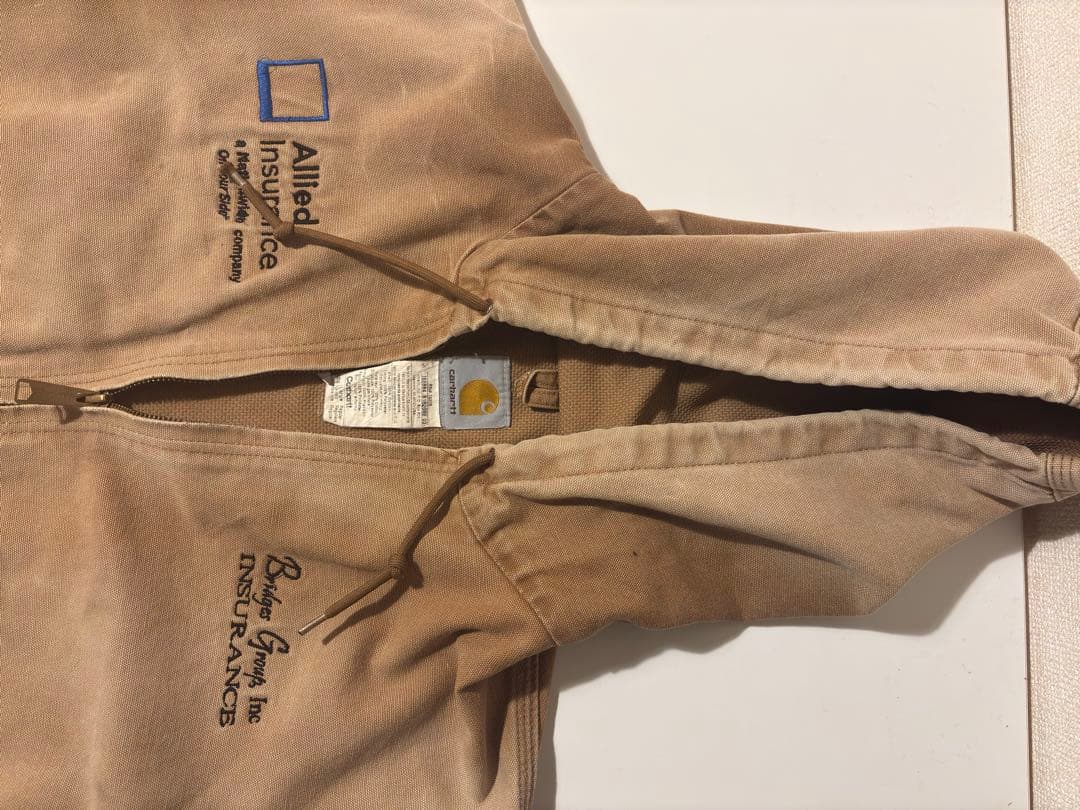【00's carhartt 】アクティブジャケット ブラウン
