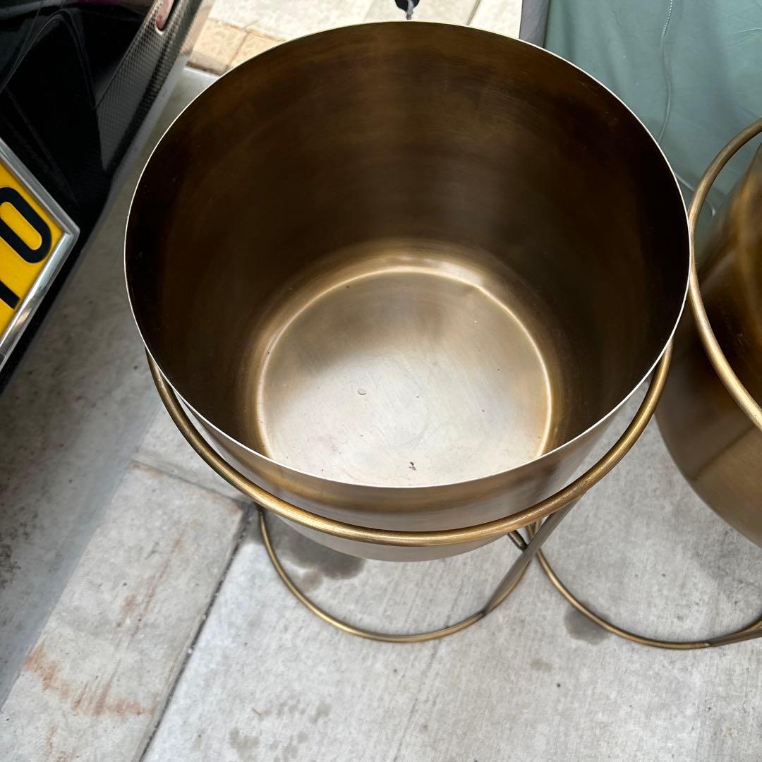 ザラホーム　ZARA  鉢カバー　プランターカバー　プランタースタンド