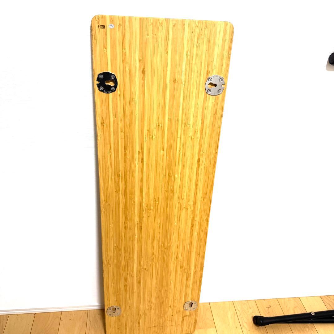 スノーピーク フォールディングシェルフロング ライトバンブー LV-066TL