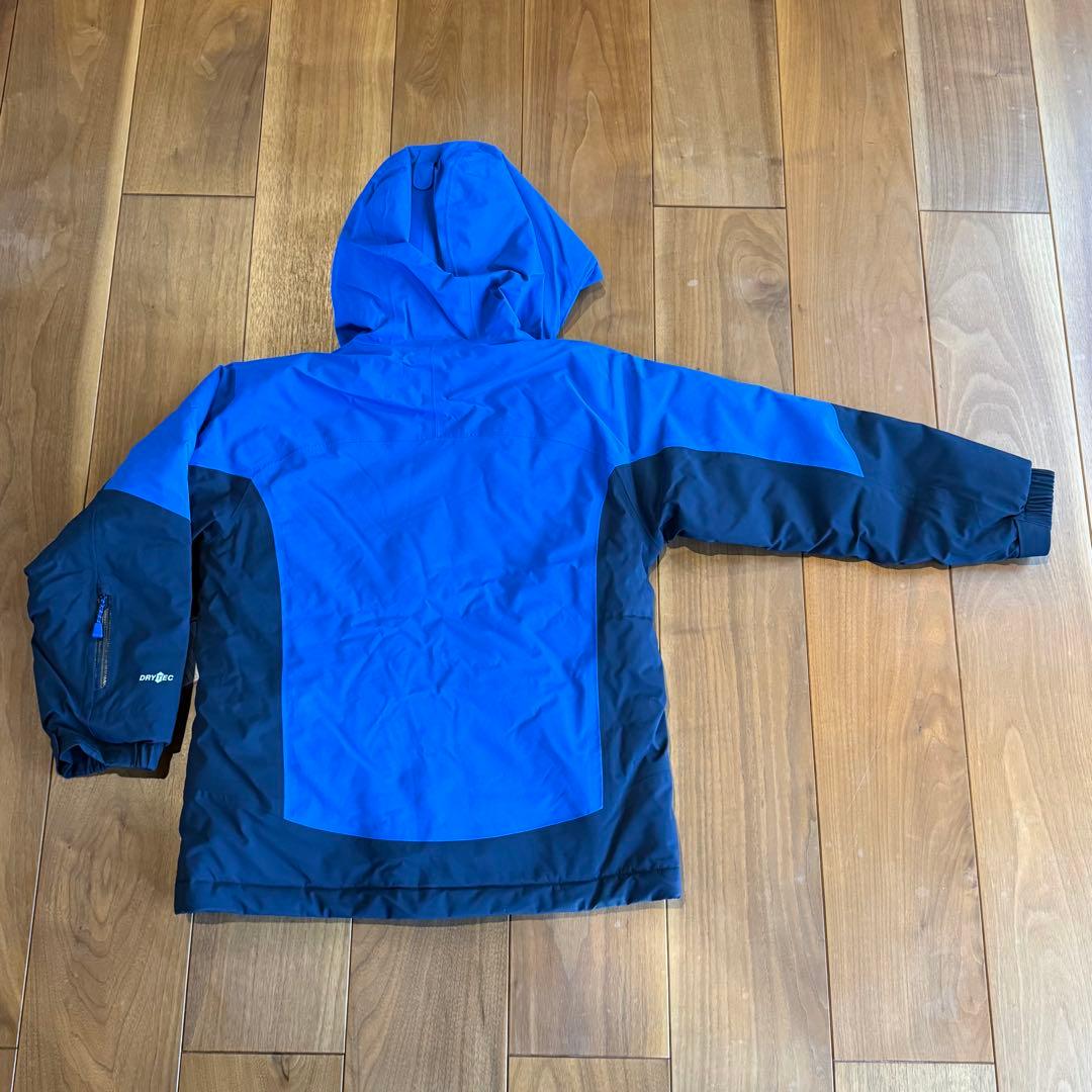 mont-bell 子ども用スキーウェア 140cm ブルー/白