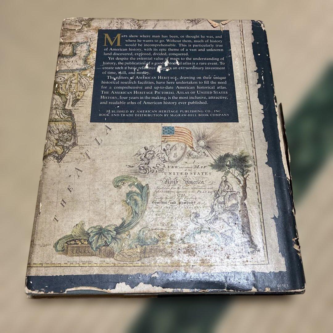 洋書 The American Heritage Pictorial Atlas