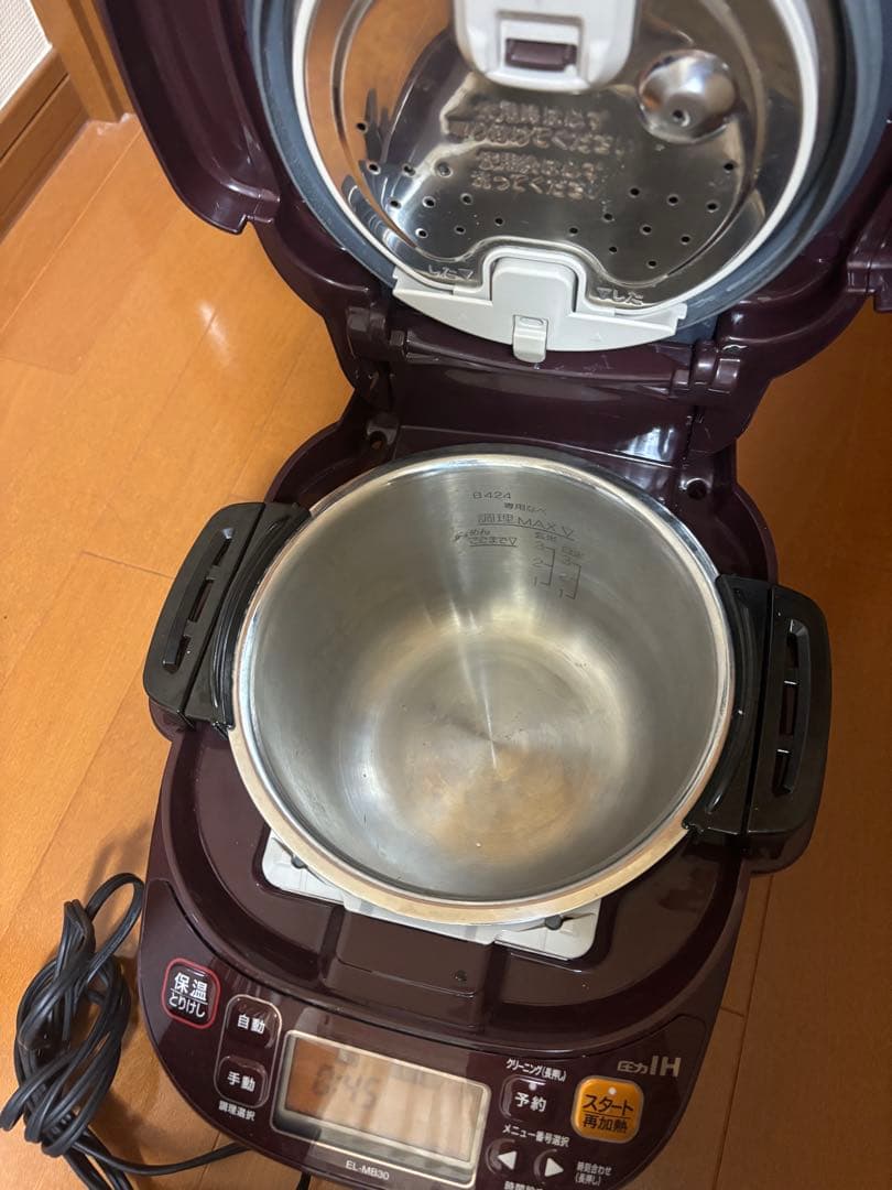 【1回のみ使用】Zojirushi EL-MB30 電気圧力鍋 象印