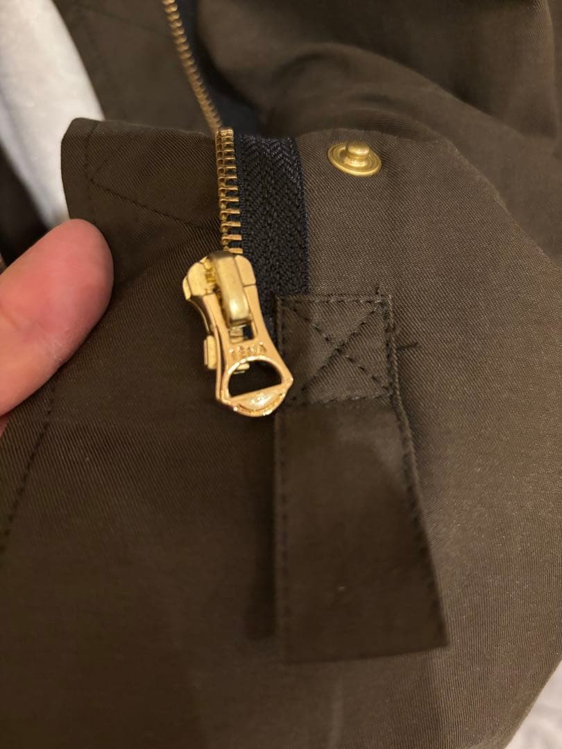 【極美品】イエナ　IENA モッズコート　38サイズ　カーキ　ラクーンファー