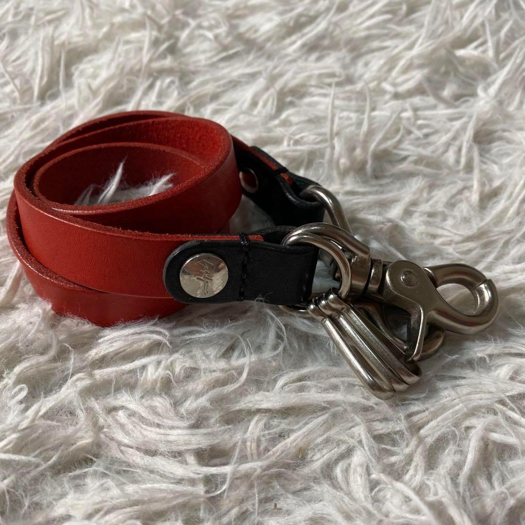 極美品】ヨウジヤマモト　yohji yamamoto　ウォレットチェーン　レザー