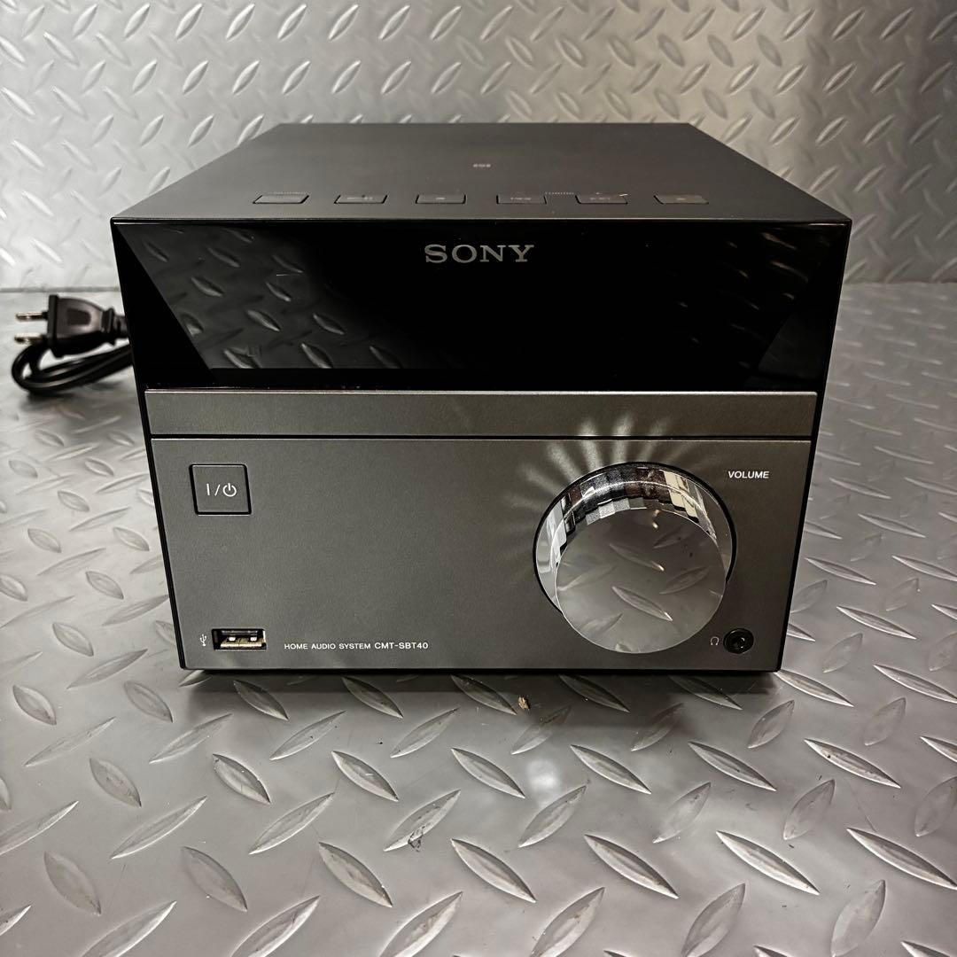 【美品】SONY ミニコンポ CMT-SBT40 リモコン ラジオアンテナ付属
