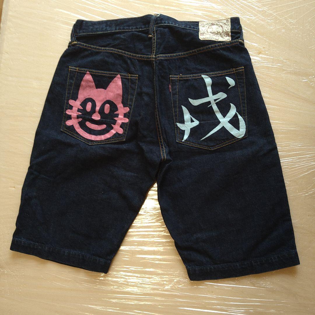 EVISUジーンズ　ハーフパンツ　ショートパンツ　ハーフデニム