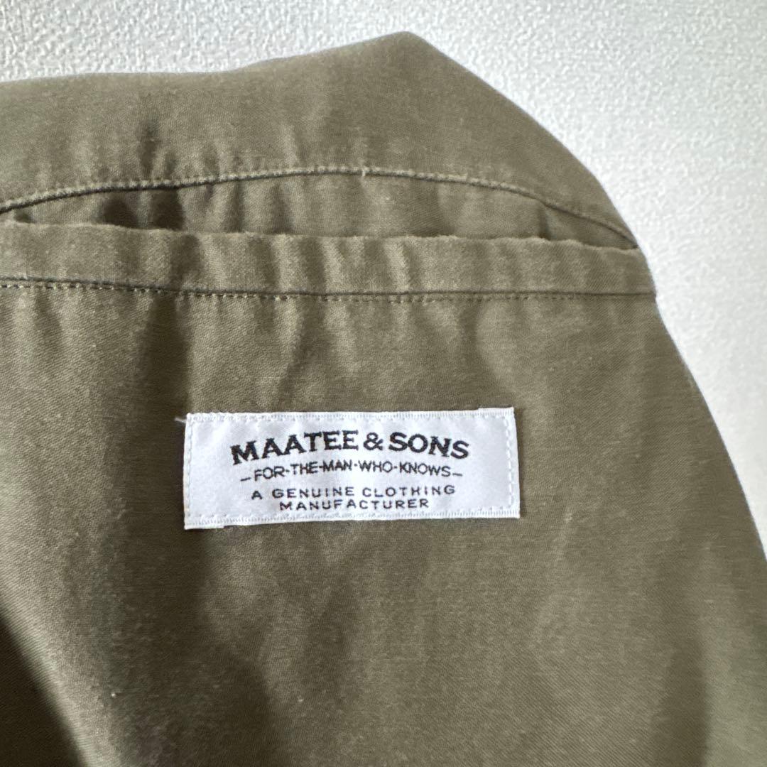 ジャケット・アウター MAATEE&SONS army jacket MT1303-0905
