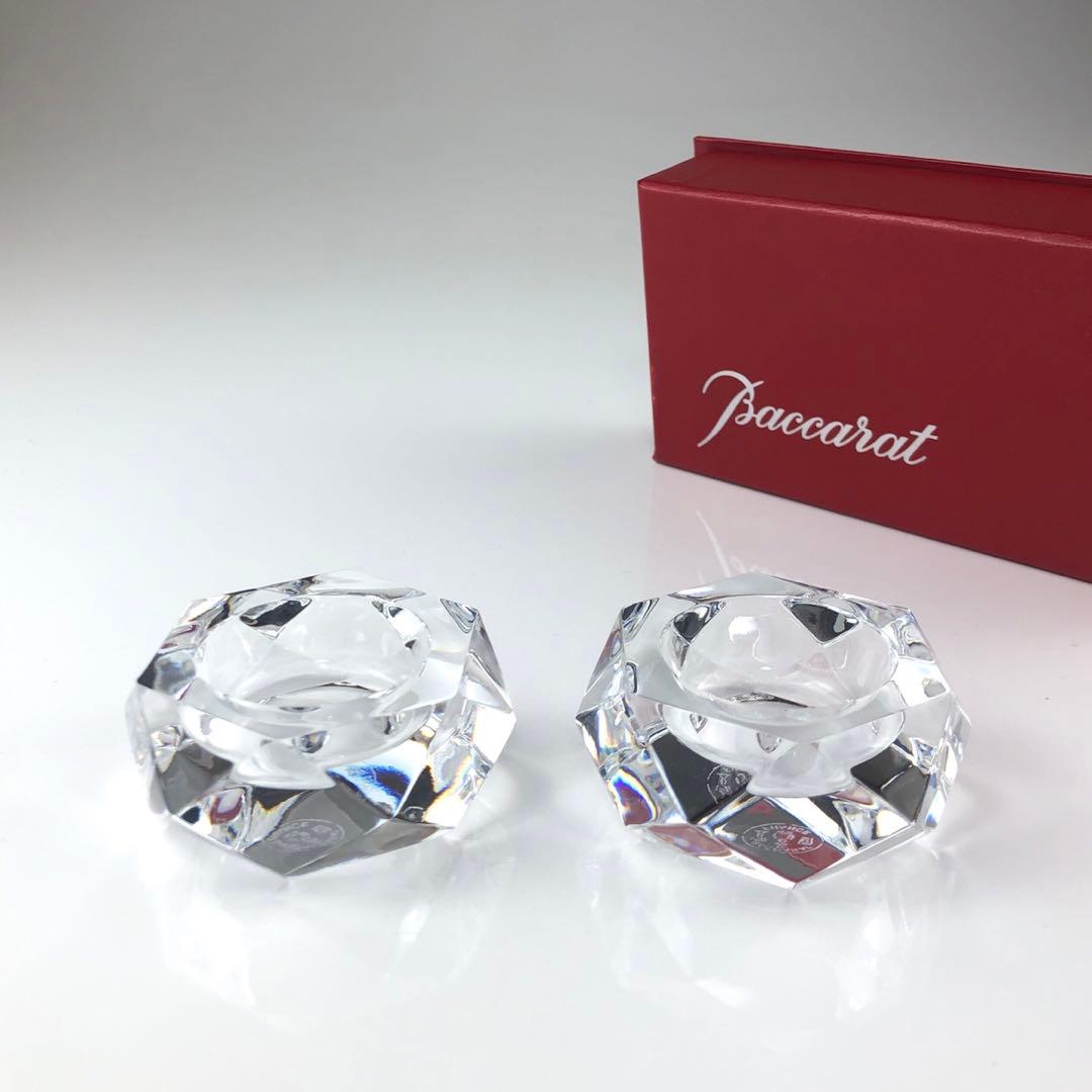 バカラ　キャンドルホルダー　2個セット
