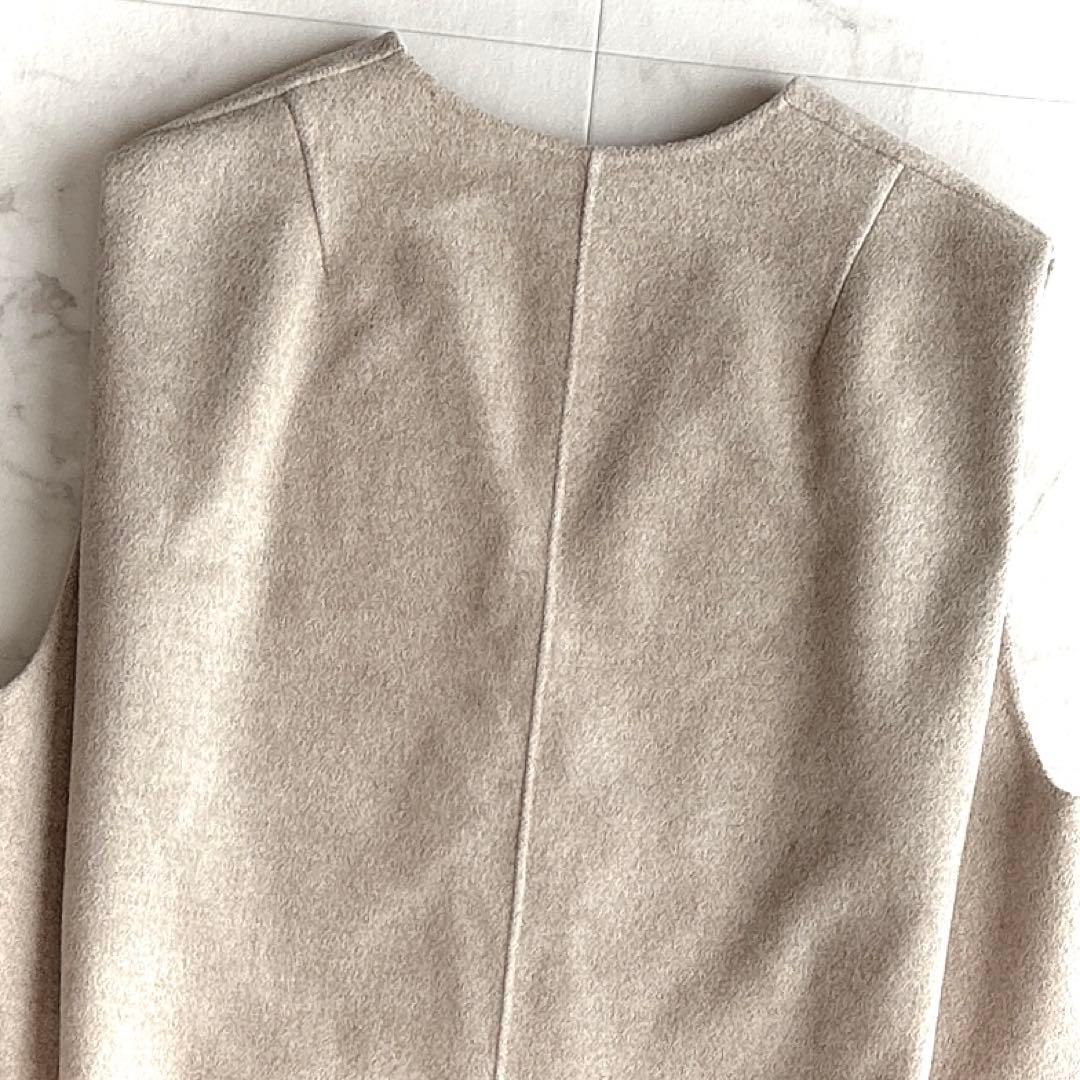 美品✨LOHEN バックタックロングリバージレ ベージュ