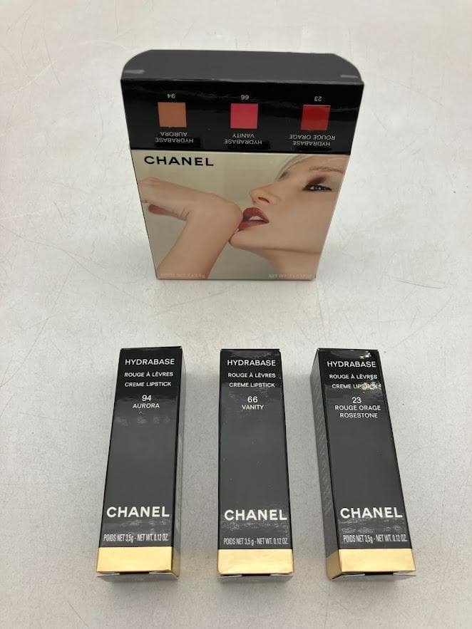 CHANEL リップカラー 3色セット ポーチ付