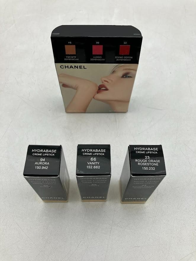 CHANEL リップカラー 3色セット ポーチ付