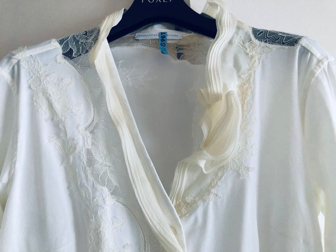 エルマンノ シェルヴィーノ SCERVINO ブラウス 42