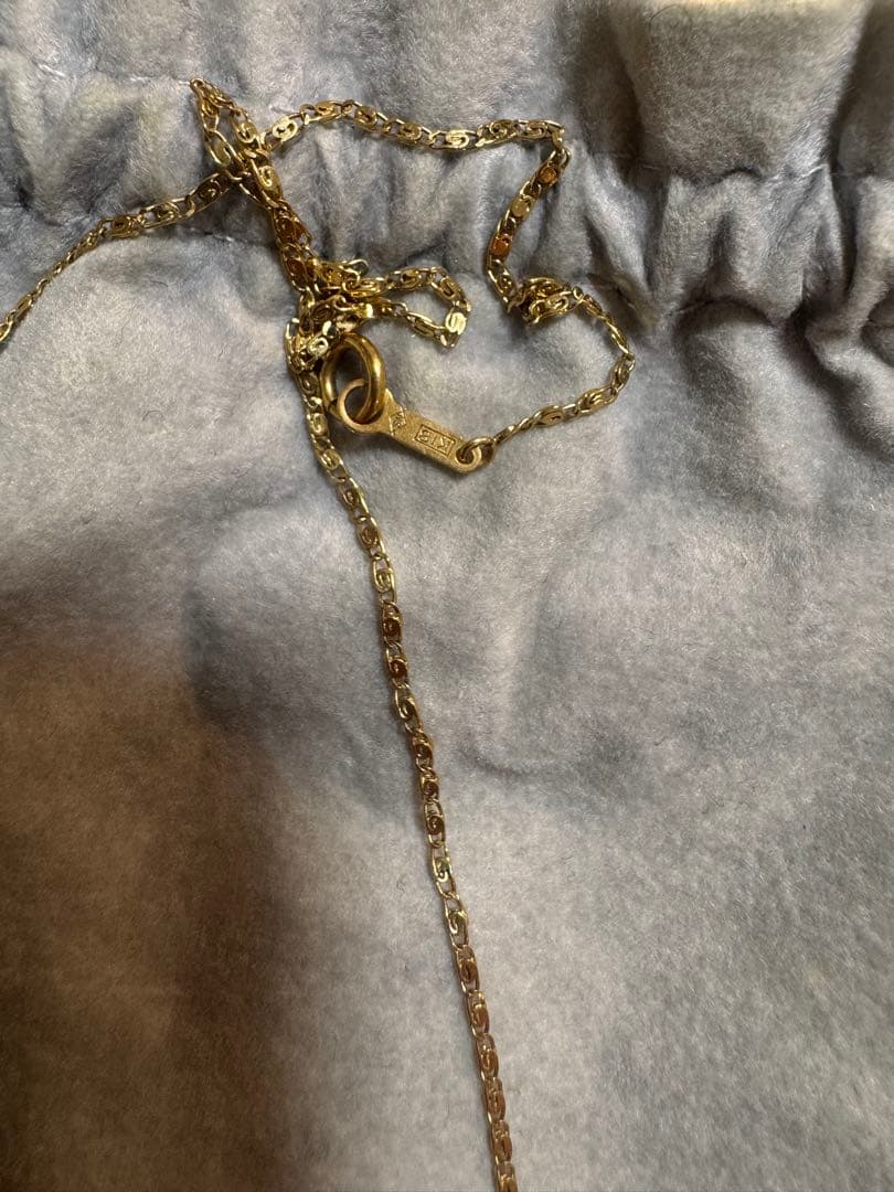 値下げ可‼️ ボルダーオパール　ネックレス　K18