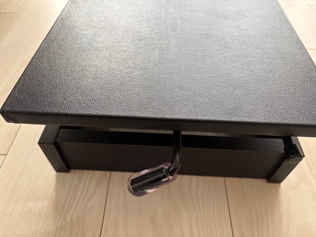 吉澤 PEACOCK ラック式高低調節 ピアノ補助台 AX-RHアシストスツール