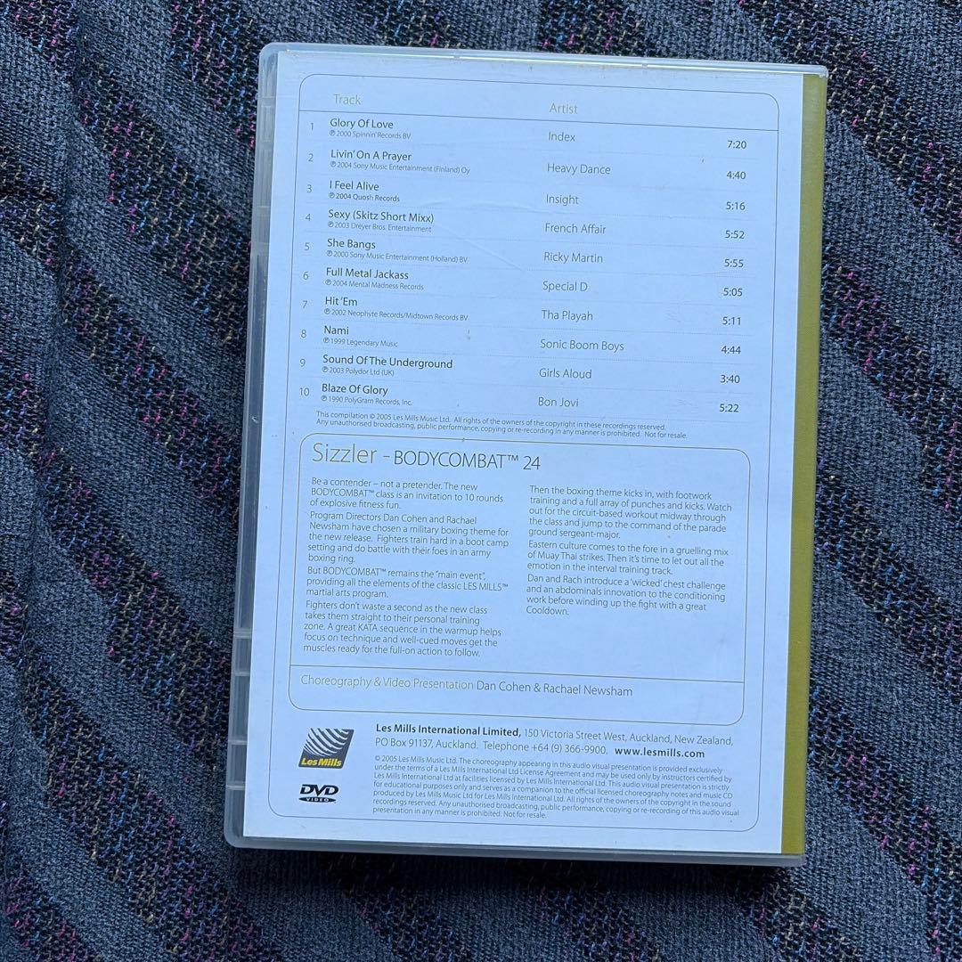 ケロケロ　レズミルズ　ボディコンバット　24.43.53