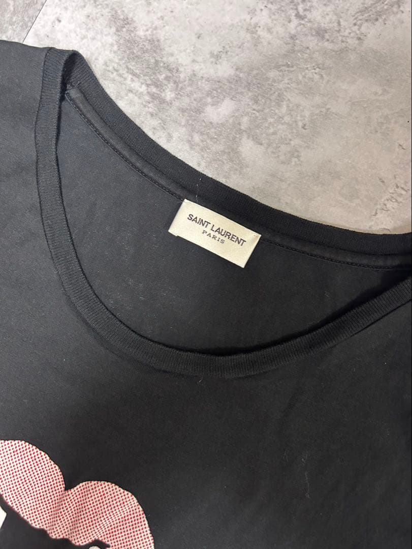 Saint Laurent Paris ブラッドラスター　Tシャツ