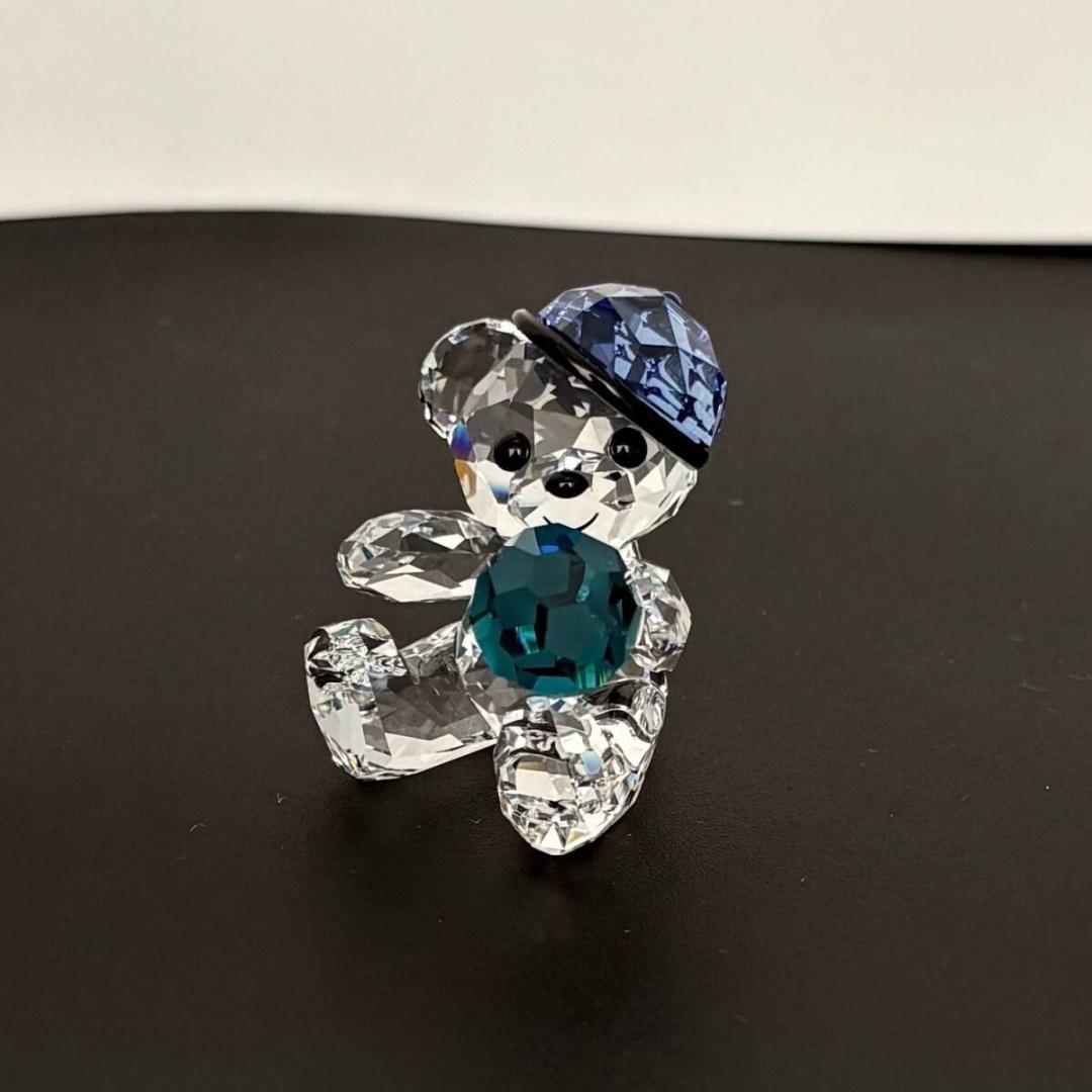 極美品 希少 スワロフスキー クリスベア テディベア レッツ プレイボール