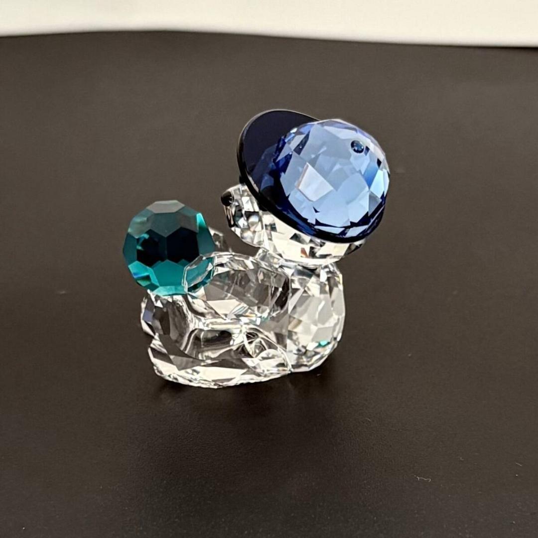 極美品 希少 スワロフスキー クリスベア テディベア レッツ プレイボール