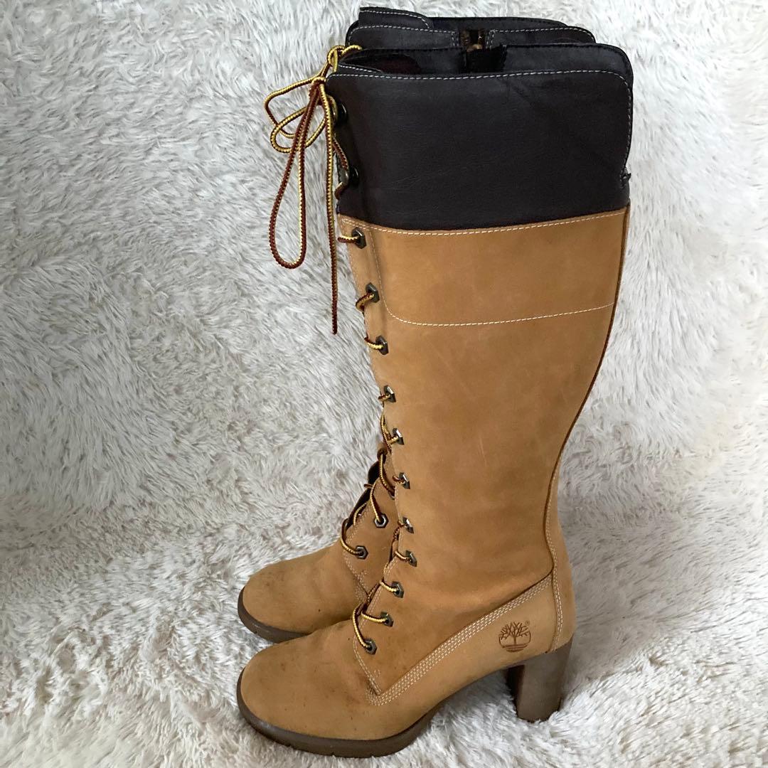 ✨安室奈美恵着用✨Timberland レースアップ ロングブーツ 編み上げ