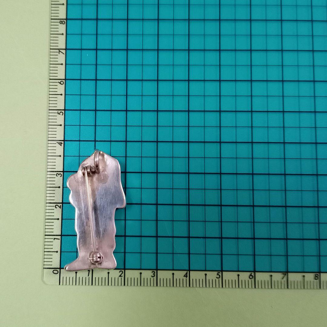 ズニ族　小人ペア　ブローチ インディアンジュエリー