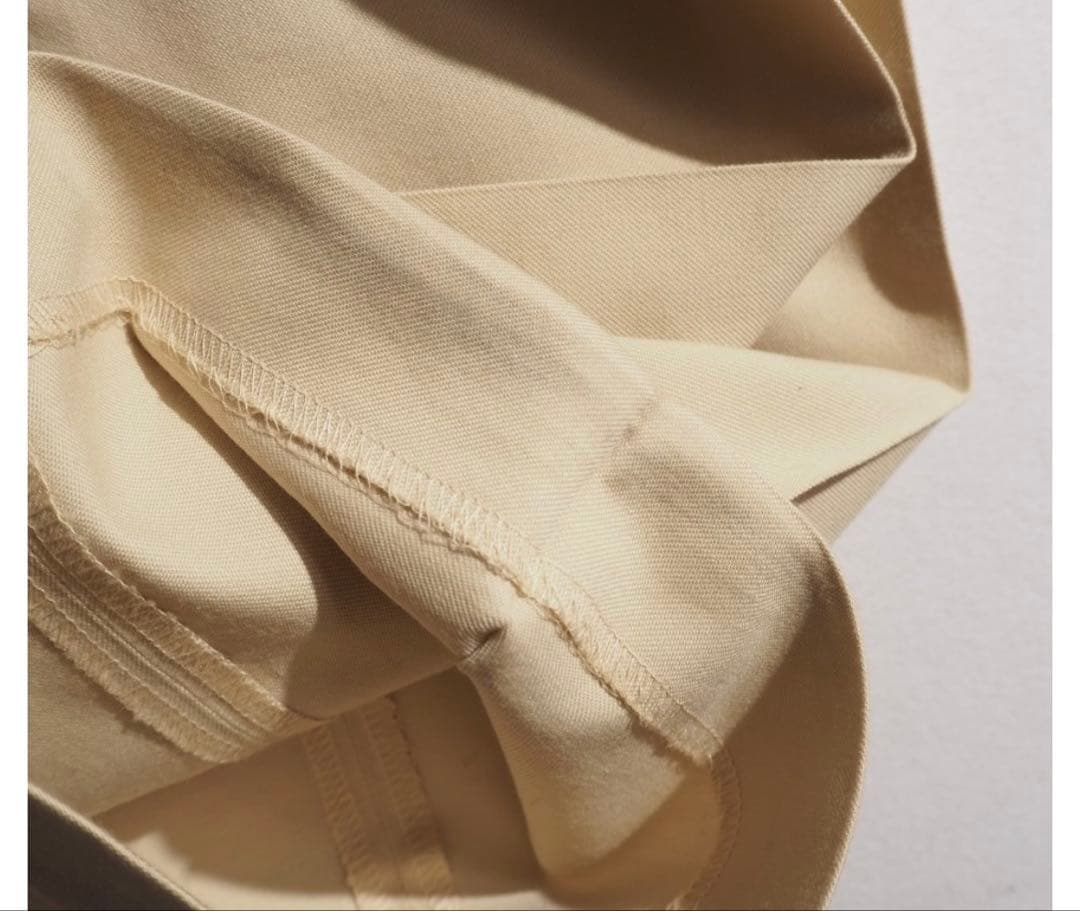 【美品】オーラリー × ロンハーマン ワイドパンツ ライトベージュ 0