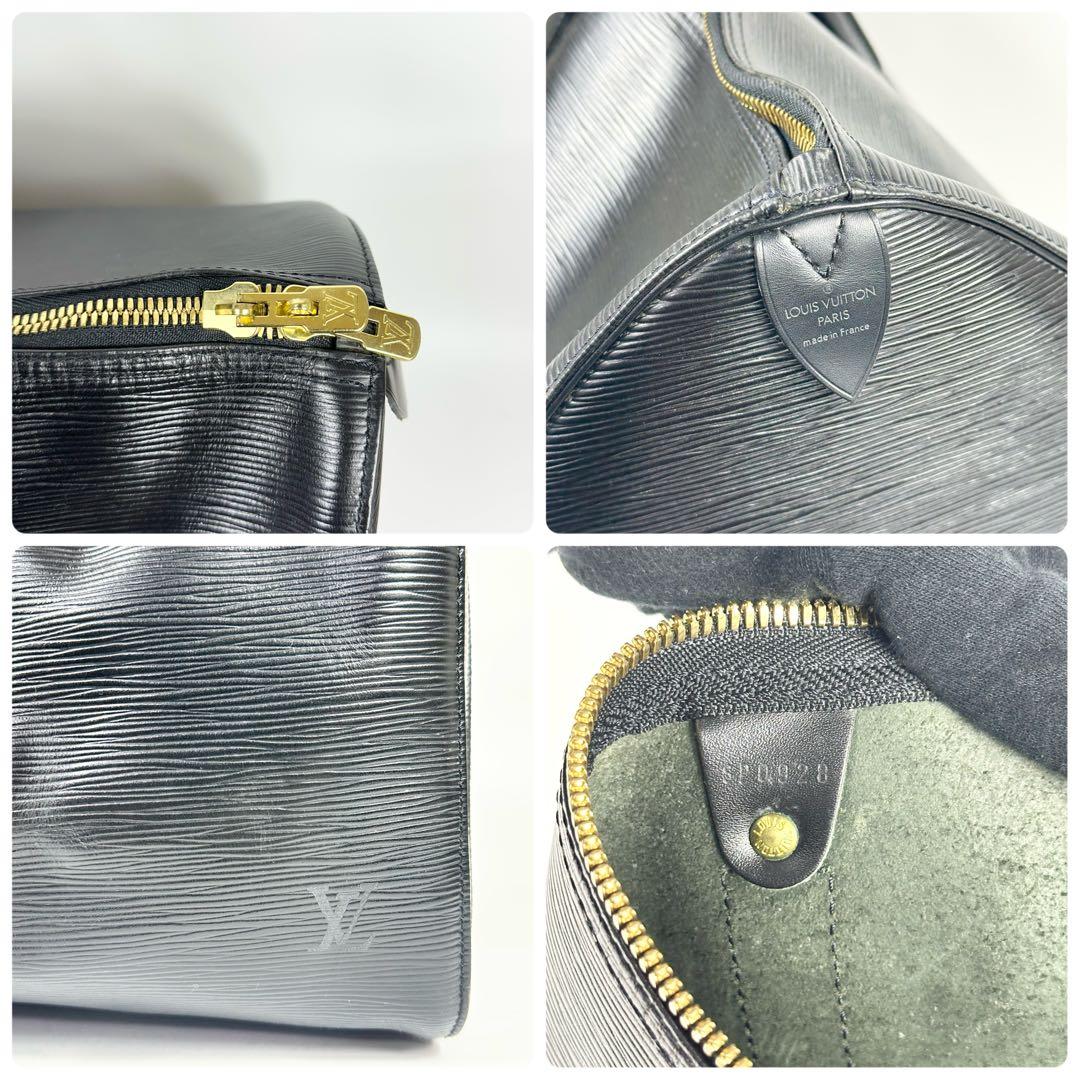 LOUIS VUITTON エピ キーポル55 ボストンバッグ 黒 保存袋