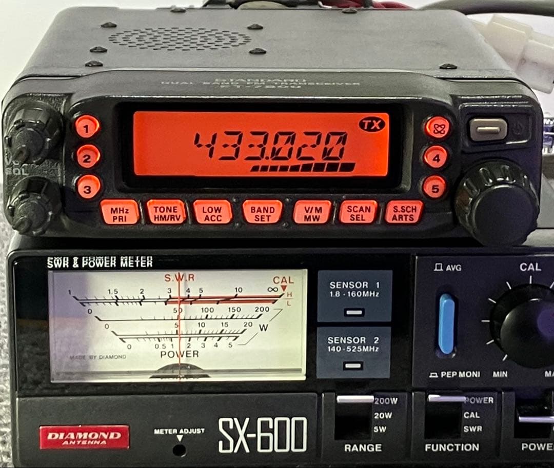 STANDARD FT-7800H 50w アマチュア無線　トランシーバー