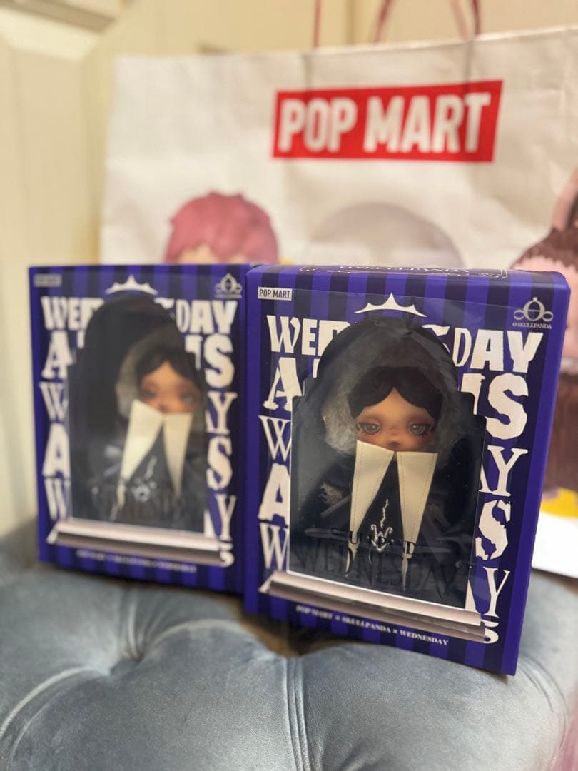 SKULLPANDA × Wednesday ぬいぐるみ POPMART 2個