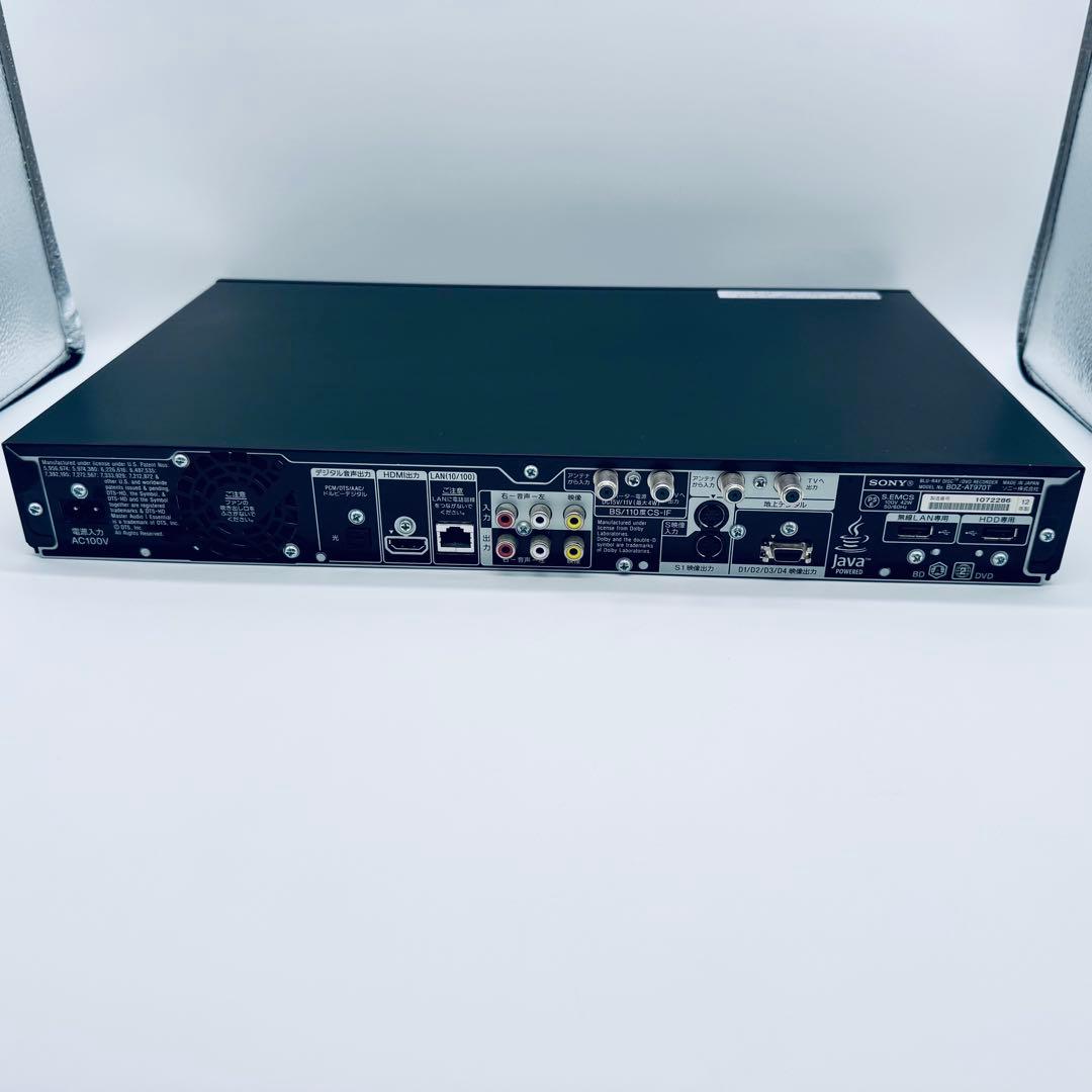 16 SONY ブルーレイレコーダー BDZ-AT970T 純正リモコン