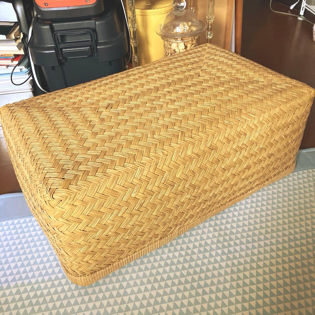 昭和レトロ 大きいサイズ 行李 クリーニング済み 収納 籠 ① 超美品