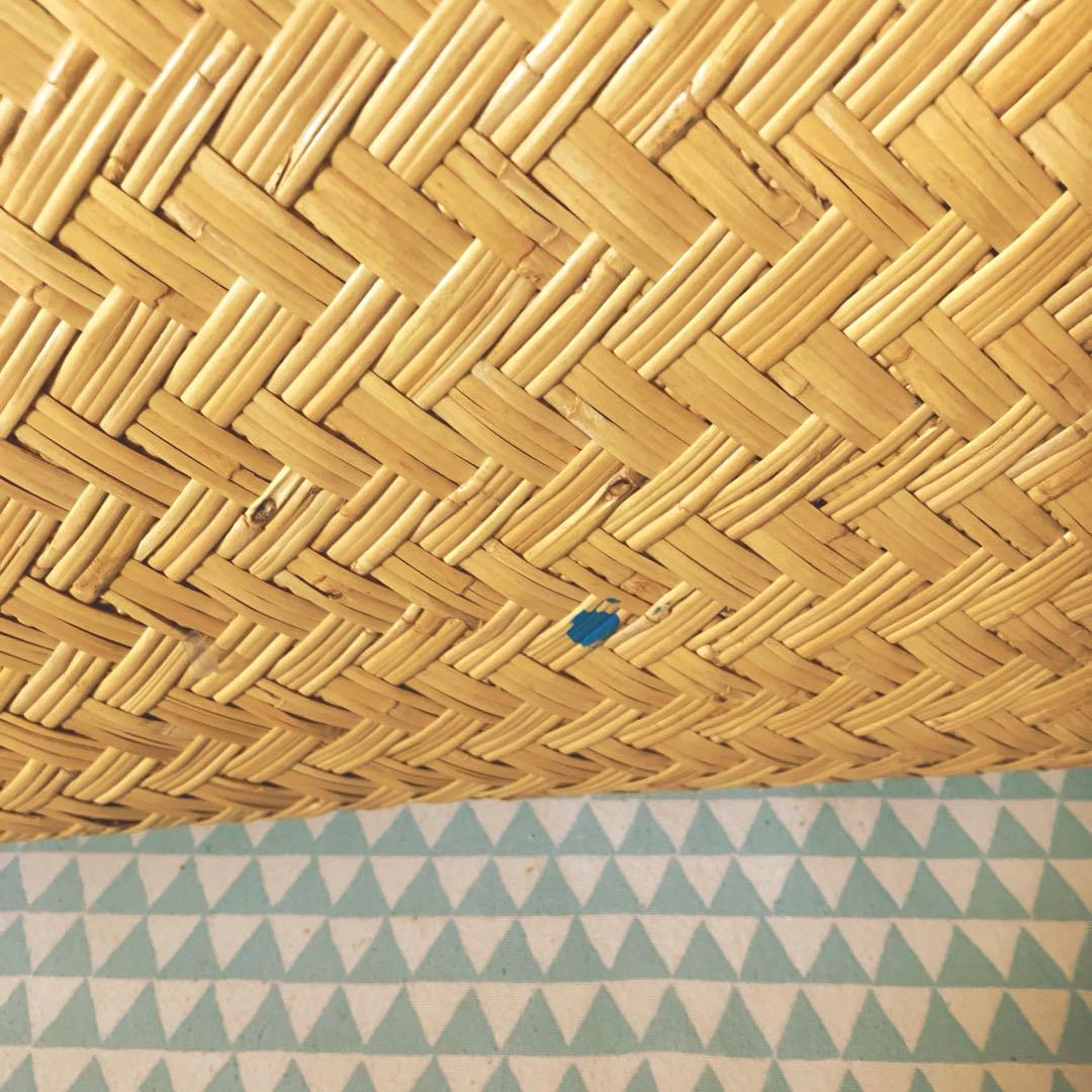 昭和レトロ 大きいサイズ 行李 クリーニング済み 収納 籠 ① 超美品