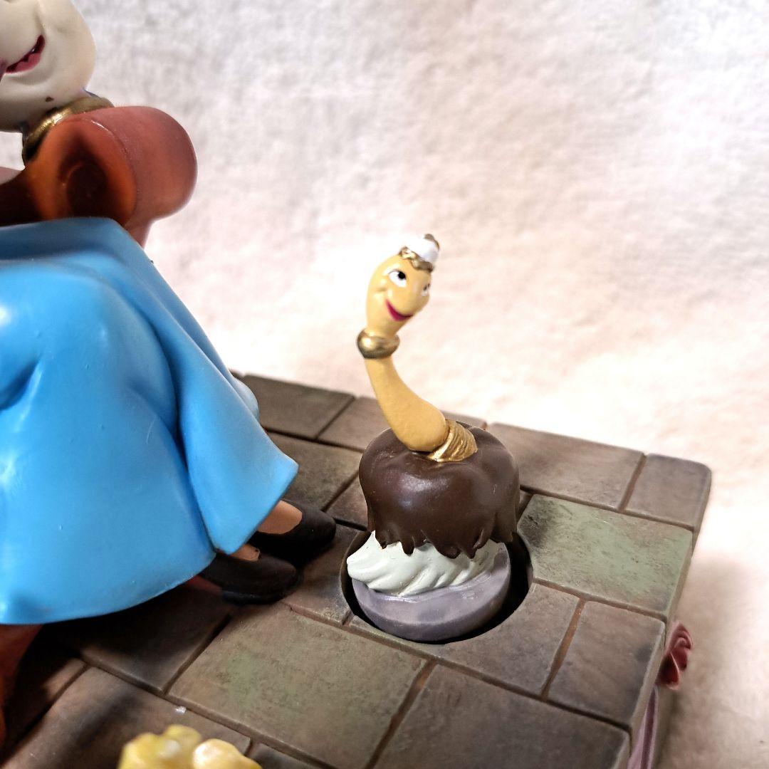 【美品】ディズニー 　美女と野獣オルゴール　アンティーク